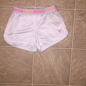 White athletic shorts